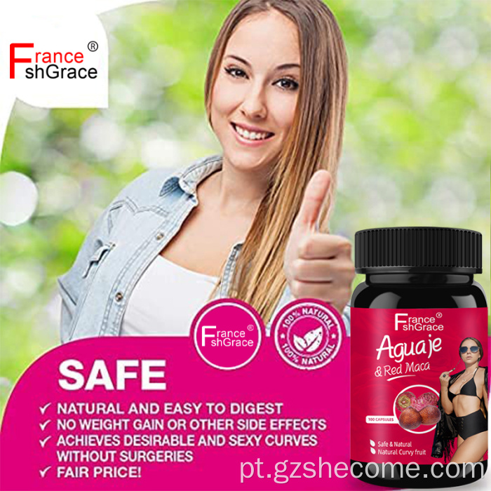 Cápsulas de aprimoramento de mama suplementos de maca